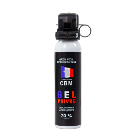 BOMBE AUTODEFENSE - GEL POIVRE - POIGNEE STANDARD - 100ML