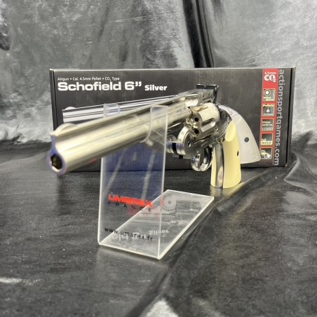 REVOLVER "SCHOFIELD 6" - IVORY FULL METAL - Cal. 4.5 PLOMBS - CO2