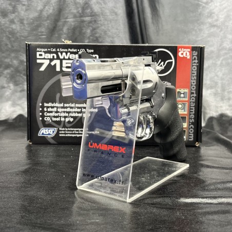 REVOLVER "GNB DAN WESSON DW715 2.5'' - SILVER - Cal. 4.5 PLOMBS - CO2