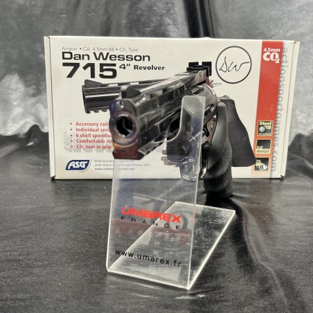 REVOLVER "GNB DAN WESSON DW715 4'' - STEEL GREY - Cal 4.5 - CO2
