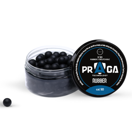 50X Billes en caoutchouc calibre 50 - PRAGA Technology