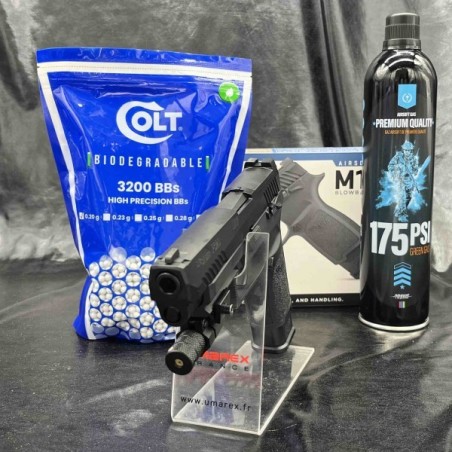 "Pack laser prêt à tirer" Pistolet sig sauer "Proforce M17" - Cal 6mm - Noir - CO2