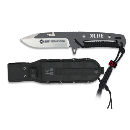 Couteau K25 - Nude - Encordé noir - Lame 10.8