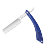 Couteau albainox - "Rasoir" - nacre bleu - Lame 14.7 cm