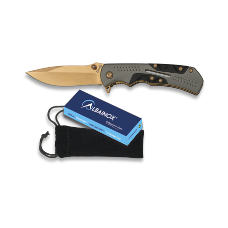 Couteau pliant - "G10" - Lame 7.5 cm - Albainox