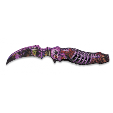 Couteau pliant - "Skull 2" - Lame 9.5 - Albainox