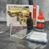 "Pack prêt à tirer" REVOLVER "GNB DAN WESSON 2.5'' - GOLD - Cal 4.5BBS - CO2