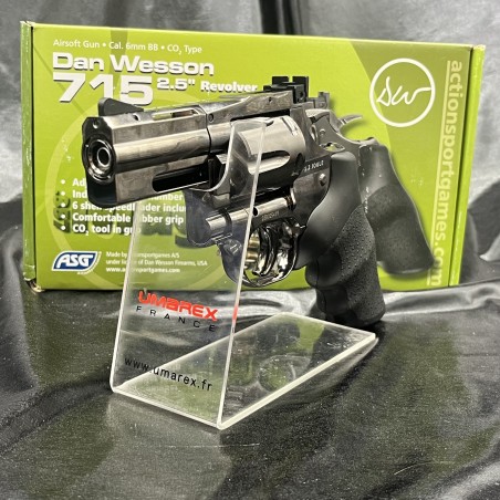REVOLVER 6MM DAN WESSON 715 2.5'' CO2 STEEL GRIS