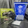 "Pack prêt à tirer" REVOLVER 6MM DAN WESSON 715 2.5'' CO2 STEEL GRIS