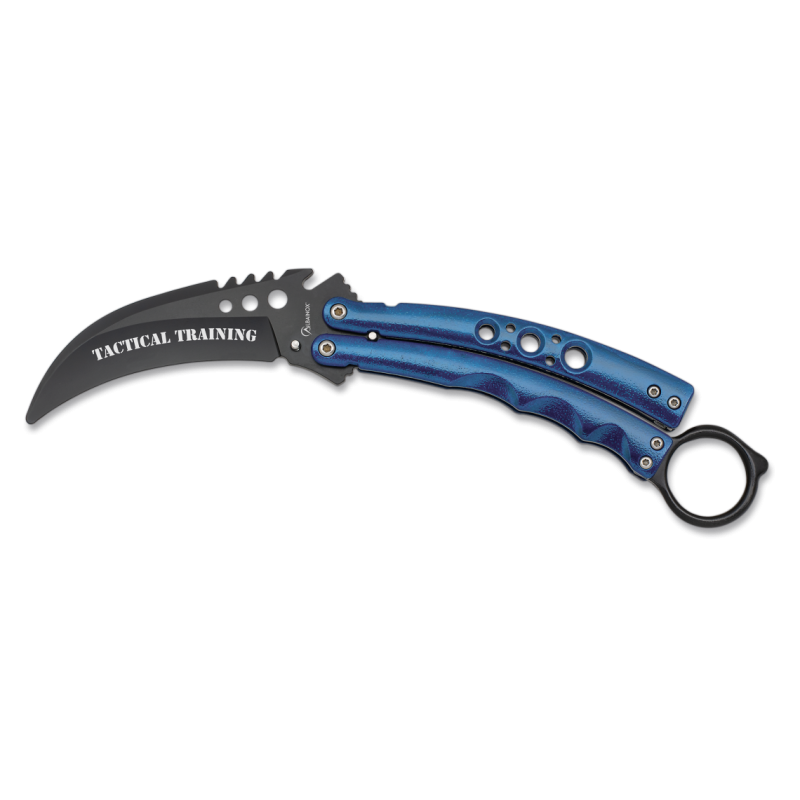 Karambit entraînement - Couteau papillon fermeture aimantée - Albainox Karambit entraînement - Couteau papillon fermeture aimantée - Albainox