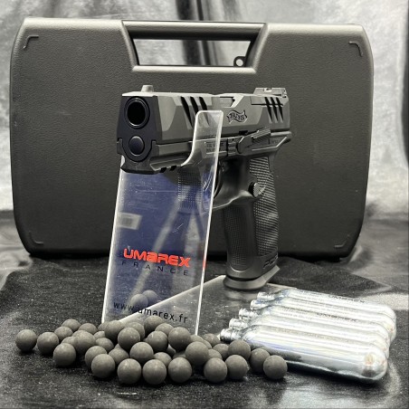 "Pack prêt a tirer" PISTOLET - "WALTHER PDP COMPACT 4' T4E " -CAL 43 - CO2