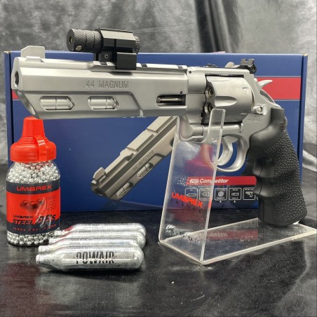 Pack laser prêt à tirer REVOLVER SMITH&WESSON "629 COMPETITOR 6'' Cal. BB/4.5 - CO2