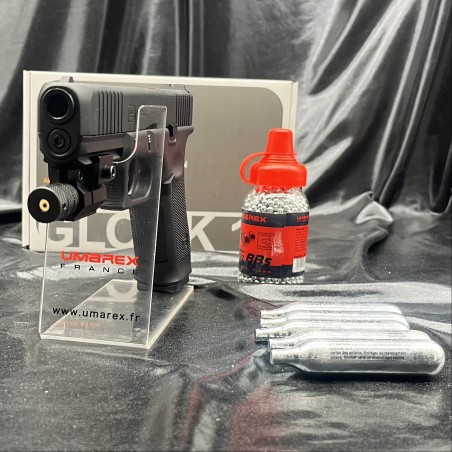 PISTOLET - "GLOCK 17 GEN5" - CO2 - CAL BB/4.5MM - BLACK