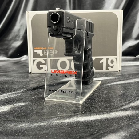 PISTOLET - "GLOCK 19 GEN4 MOS" - CO2 - CAL BB/4.5MM - BLACK