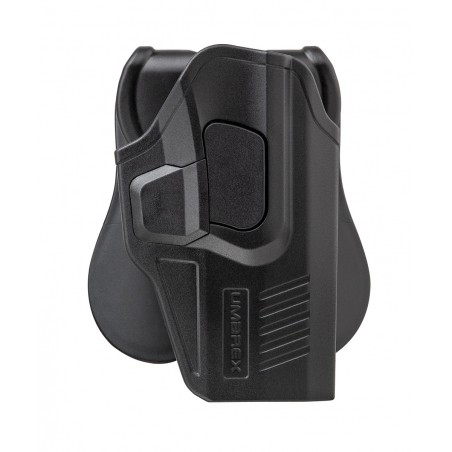HOLSTER PADDLE RETENTION BOUTON - UMAREX - GLOCK 17 ET GLOCK CMPCT (18C, 19, 22GEN4)