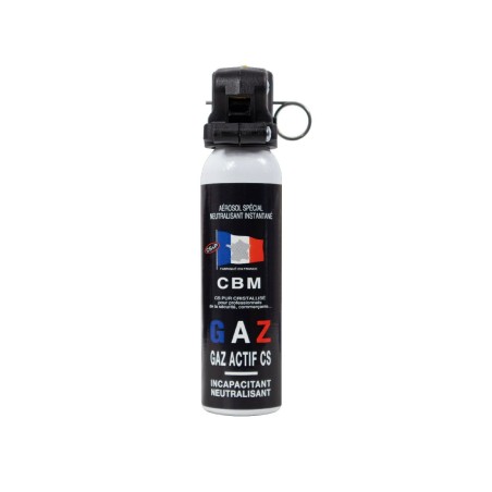 BOMBE GAZ DEFENSE CS POIGNEE STANDARD 100ML