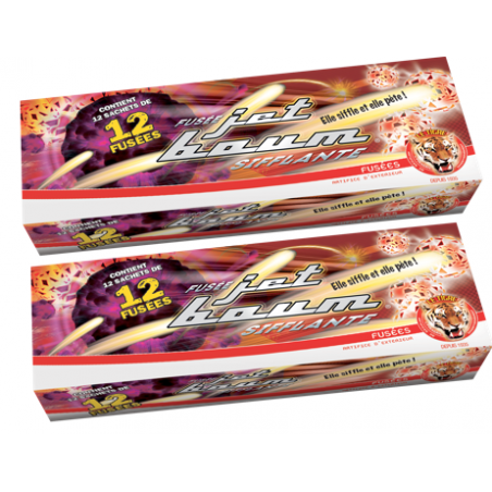 Artifice - Fusée "Jet Boum" en stock pas cher sur Bazooka-Shop.fr
