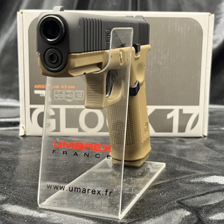 PISTOLET "GLOCK 17 GEN5" - CO2 - CAL BB/4.5MM - BLACK COYOTE