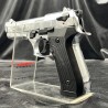 Le Magnum Firat Chromé en polymère lourd est un pistolet d’alarme et de défense de calibre 9 mm PAK.
