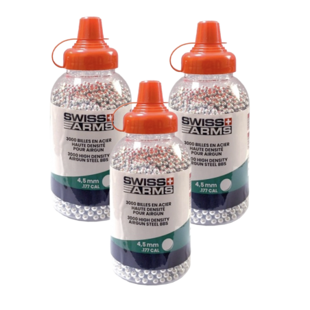 Billes acier 4.5mm bouteille de 3000BBs /C10