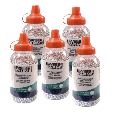 Billes acier 4.5mm bouteille de 3000BBs /C10