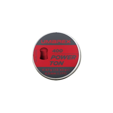 UMAREX - Plombs de Qualité Allemande - Power Ton - Tête ronde 4.5 MM