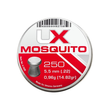 UMAREX - Plombs de Qualité Allemande - Mosquito - Tête plate 5.5 MM