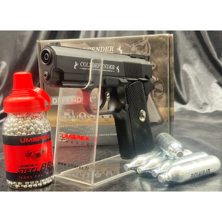 "PISTOLET COLT DEFENDER" CO2-CAL BB/4.5 BLACK