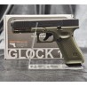 PISTOLET GLOCK17 GEN5 BLACK BATTLEFIELD GREEN - BBS 6MM - CO2