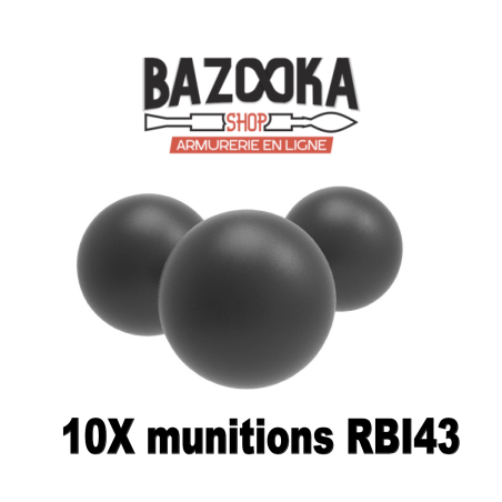 Billes / Munitions noyau Acier calibre 43 (RBI 43)