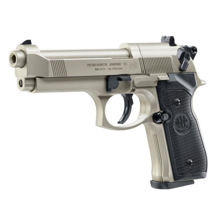 UMAREX - PISTOLET "BERETTA M 92 FS" - CO2 - CAL 4.5 MM - NICKEL