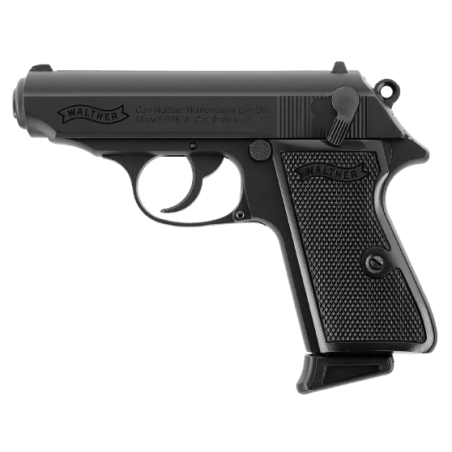 UMAREX - PISTOLET "WALTHER PPK/S BLK" - BBS 6MM - GAZ 1,0 J