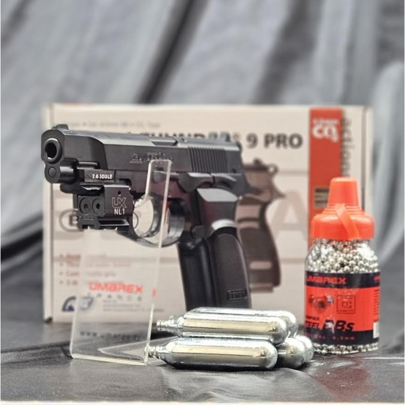ASG - Bersa Thunder 9pro 4,5 mm Billes acier BB'S. Arme à CO2 pas cher ASG - Bersa Thunder 9pro 4,5 mm Billes acier BB'S. Arme à CO2 pas cher