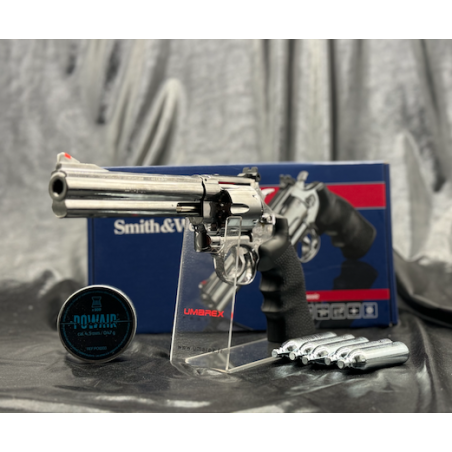 Umarex - REVOLVER SMITH&WESSON 629 6,5'' CO2 CAL 4.5MM STEEL FINISH