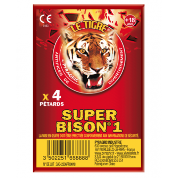 1X Paquet PETARD SUPER BISON®1