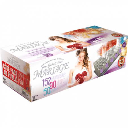 PROMO - Superbe Feu d'artifice spécial mariage - Longue durée