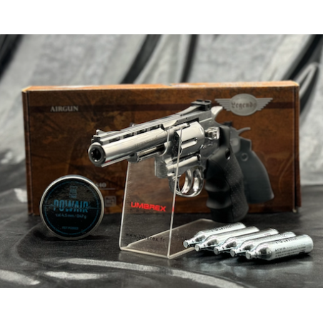 Umarex - REVOLVERS LEGENDS S40 SILVER CO2 CAL 4.5 MM