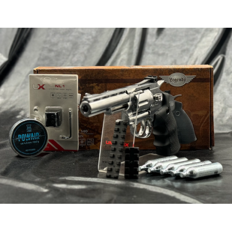 Umarex - REVOLVERS LEGENDS S40 SILVER CO2 CAL 4.5 MM