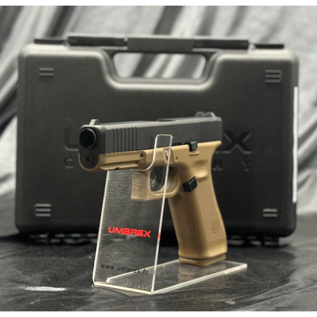 Umarex - PISTOLET GLOCK 17 GEN5 CAL 43 PAINTBALL T4E COYOTE