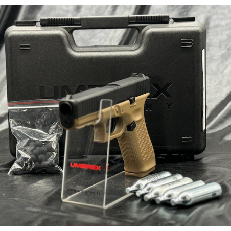 Umarex - PISTOLET GLOCK 17 GEN5 CAL 43 PAINTBALL T4E COYOTE