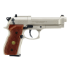UMAREX - PISTOLET "BERETTA M 92 FS" - CO2 - CAL 4.5 MM - NICKEL/BOIS