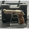UMAREX - PISTOLET "BERETTA M 92 FS" - CO2 - CAL 4.5 MM - NICKEL/BOIS