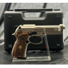 UMAREX - PISTOLET "BERETTA M 92 FS" - CO2 - CAL 4.5 MM - NICKEL/BOIS
