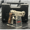 UMAREX - PISTOLET "BERETTA M 92 FS" - CO2 - CAL 4.5 MM - NICKEL/BOIS