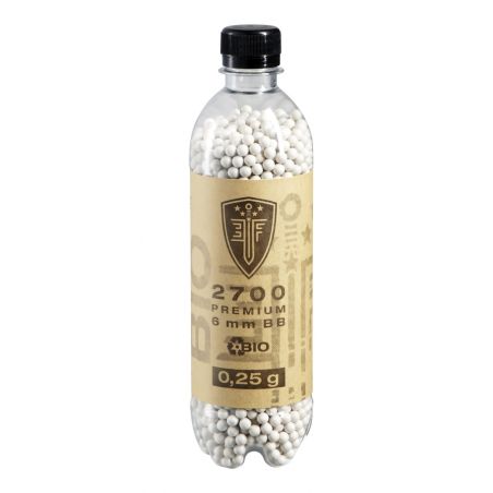 Umarex - Billes BBS 6MM ELITE FORCE BIO BLANCHE 0.25G BOUTEILLE X2700