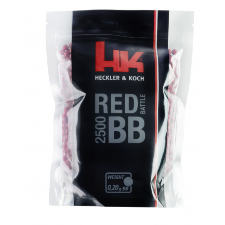 UMAREX - BILLES BBS 6MM HK RED 0.20G SACHET X2500
