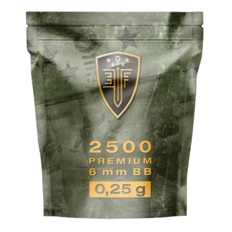 UMAREX - BILLES BBS 6MM ELITE FORCE BLANCHE 0.25G SACHET X2500