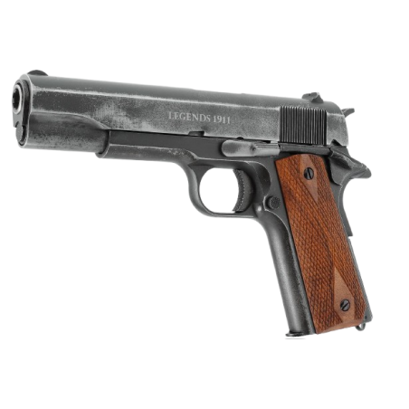 Umarex-Pistolet LEGENDS 1911 Vintage BBS 6MM CO2 1.0J-Finition antique