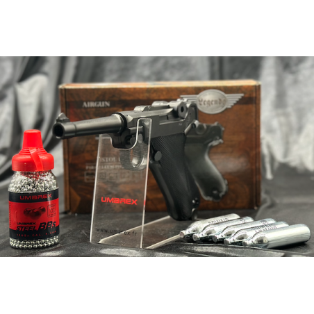 UMAREX - PISTOLET "P08 LEGEND" - CO2 - CAL BB/4.5MM