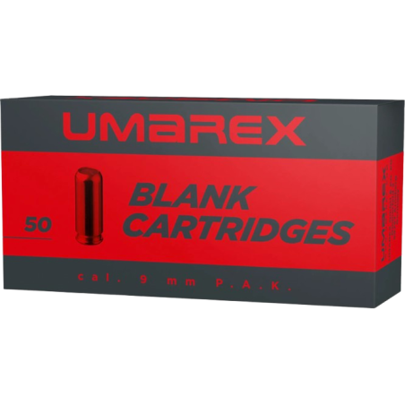 UMAREX - CART 9 MM PAK A BLANC UMAREX X 50